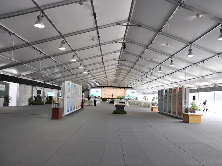 Tent interior