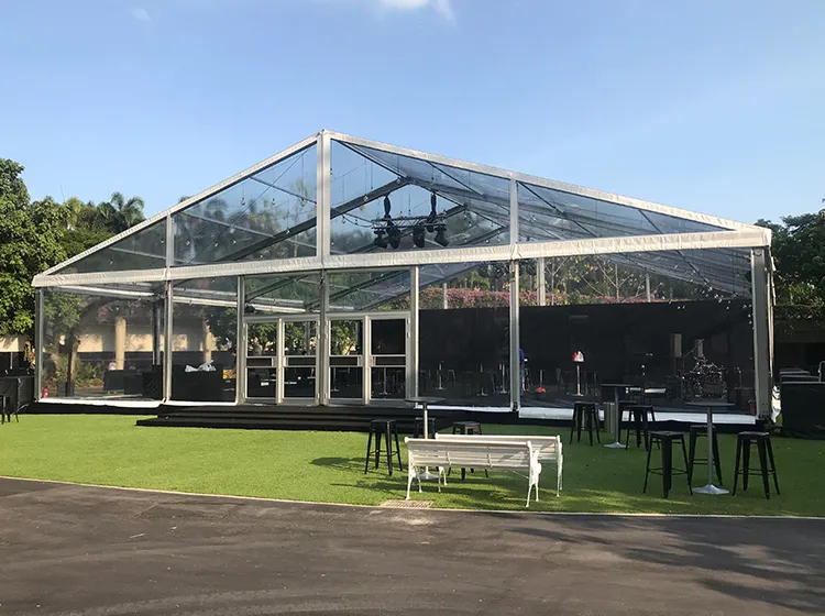 Transparent tent