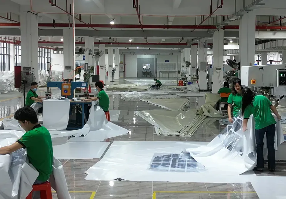 PVC Fabric Cutting & Sewing Workshop