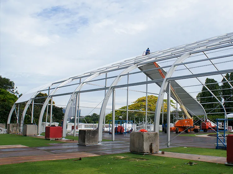 Aluminum-alloy-Curve-Tent