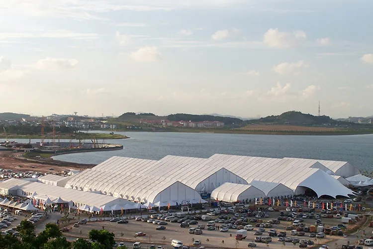 event tent industry trends 2026 global exhibition structures
