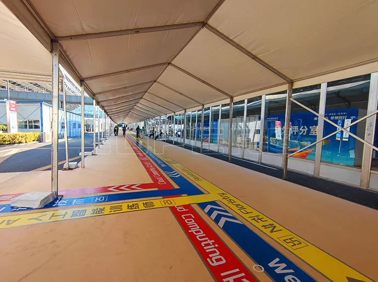 7 Modular Tents for Rest Lounges, Security Checkpoints & Competition Exhibition Zones (2)