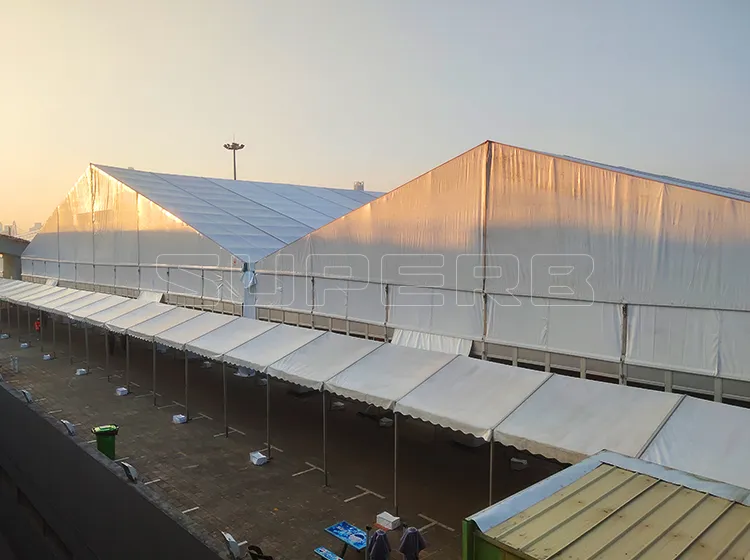 7 Modular Tents for Rest Lounges, Security Checkpoints & Competition Exhibition Zones (3)