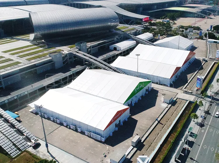 7 Modular Tents for Rest Lounges, Security Checkpoints & Competition Exhibition Zones (4)