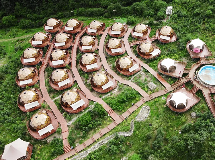 Custom-Multi-Shape-Glamping-Tents-Project-in-Gannan,-Gansu,-China (3)